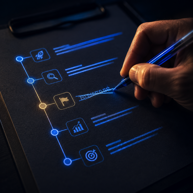 quarterly metrics review — crossing a roadmap bet off the plan after the numbers showed it wasn't moving the metric it was built for